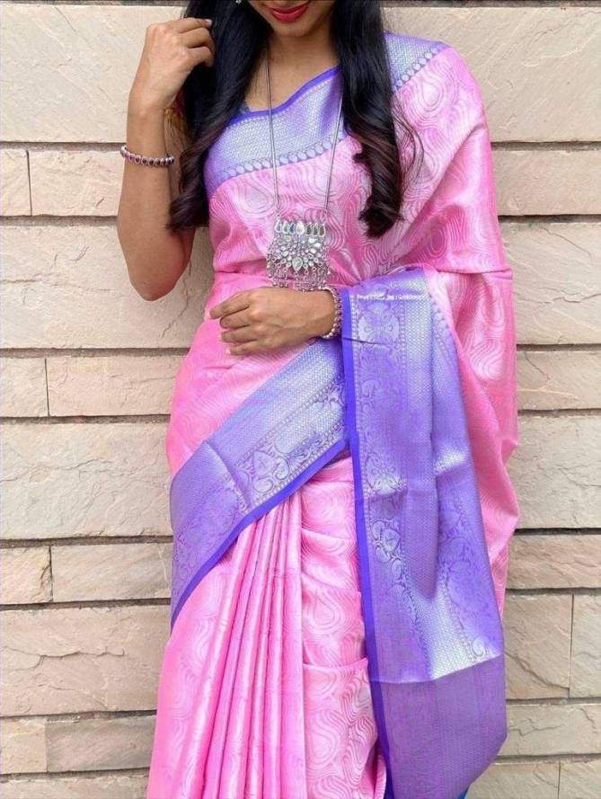Kavita Mameraa Lichi Silk Party Wear Sarees Catalog 
